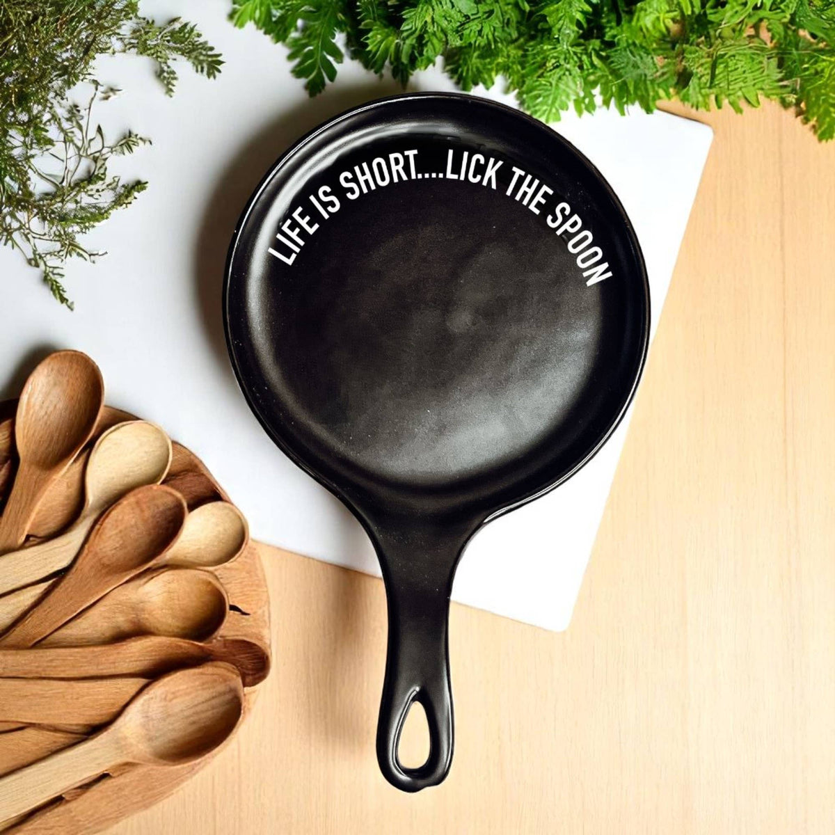 Life is Short, Lick the Spoon - spoon rest