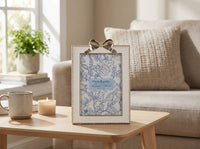 4x6 Frame with Gold Bow