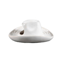 Ceramic Cowboy Hat Hanging Vase 8"