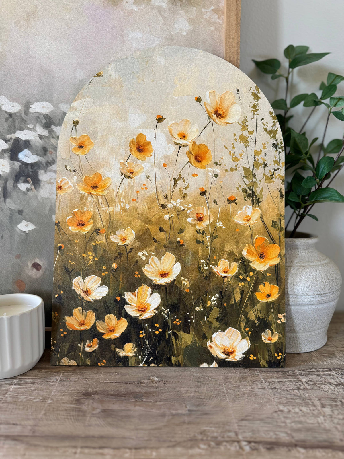 Yellow Summer Vintage, Arch: 16x23"