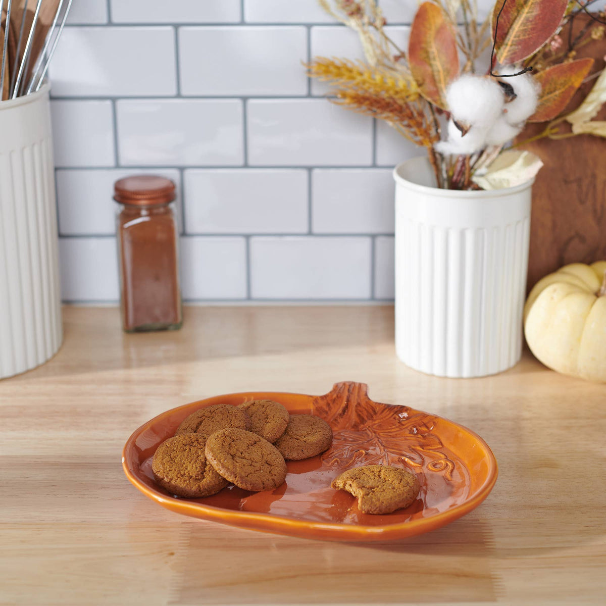 Orange Pumpkin Plate