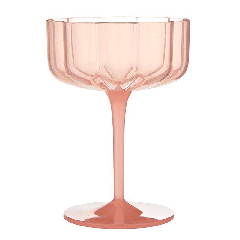 Pink Champagne Glass
