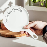 Sarcastic Kitchen Decor | Spoon Rest + Wooden Spoon Gift Set: Mom's Kitchen-BLACK / Dark Wood