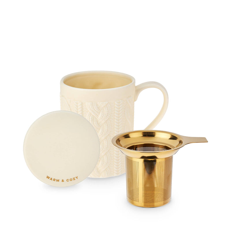 Warm and Cozy mug with infuser