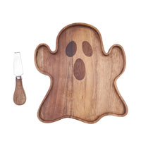 Halloween Ghost Charcuterie Serving Board With Spreader