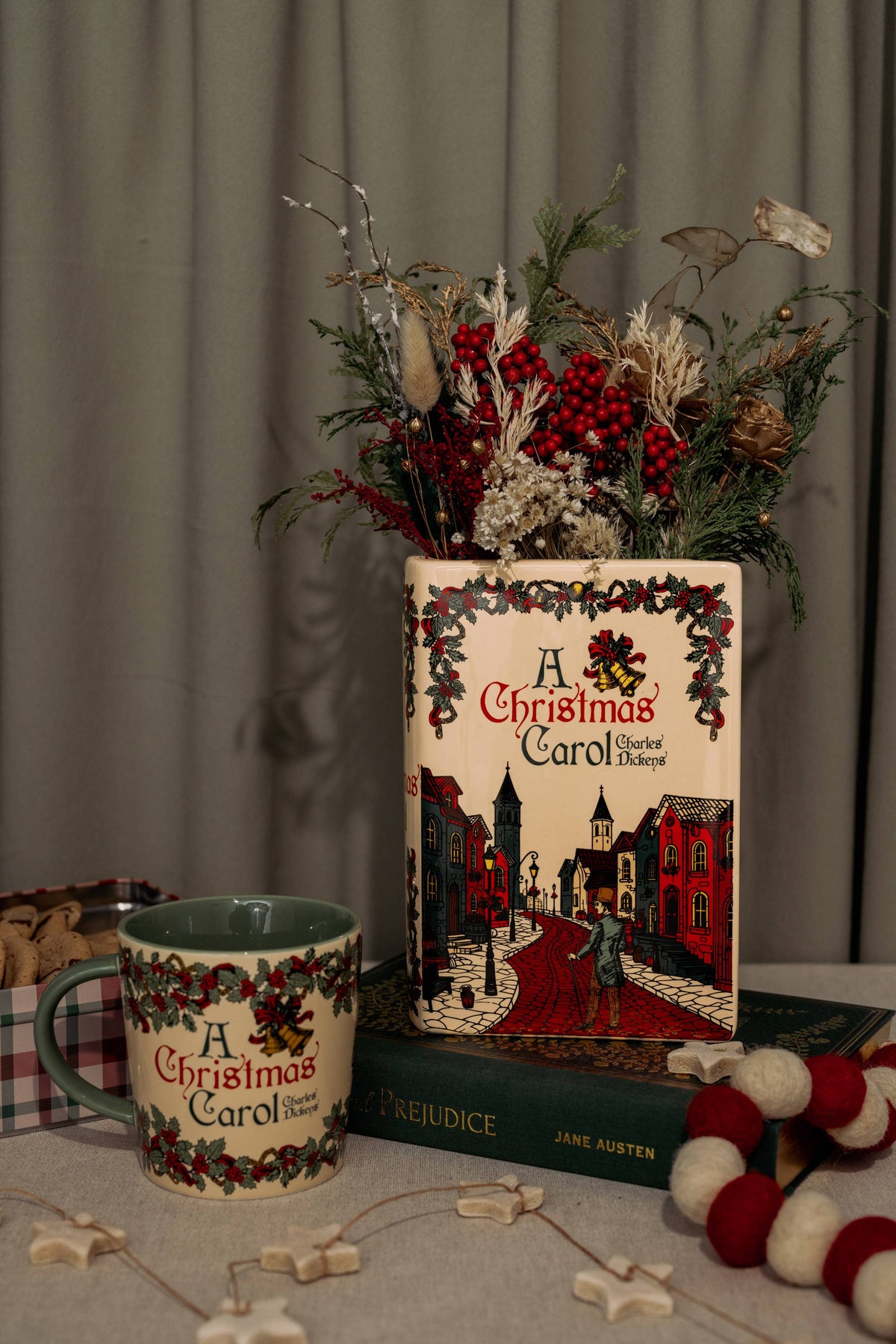 Large Book Vase, A Christmas Carol