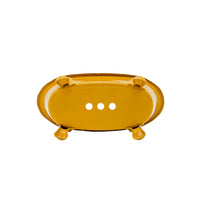 Mustard Enamel Bathtub Metal Soap Dish