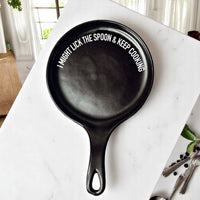 Sarcastic Kitchen Decor | Spoon Rest + Wooden Spoon Gift Set: Mom's Kitchen-BLACK / Dark Wood
