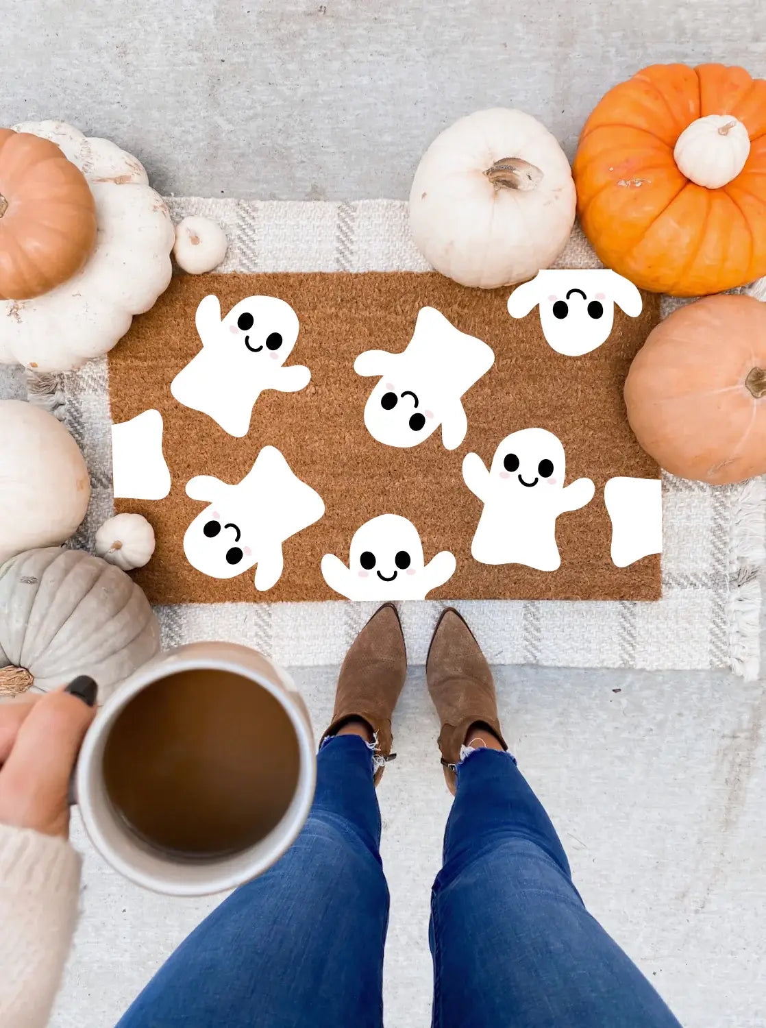 Ghostie Doormat