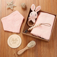 Welcome Baby Gift Box - Charming 6-Piece Set for Newborns: White