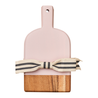 Acacia Heirloom Mini Cheese Board Set of 3 - Pink