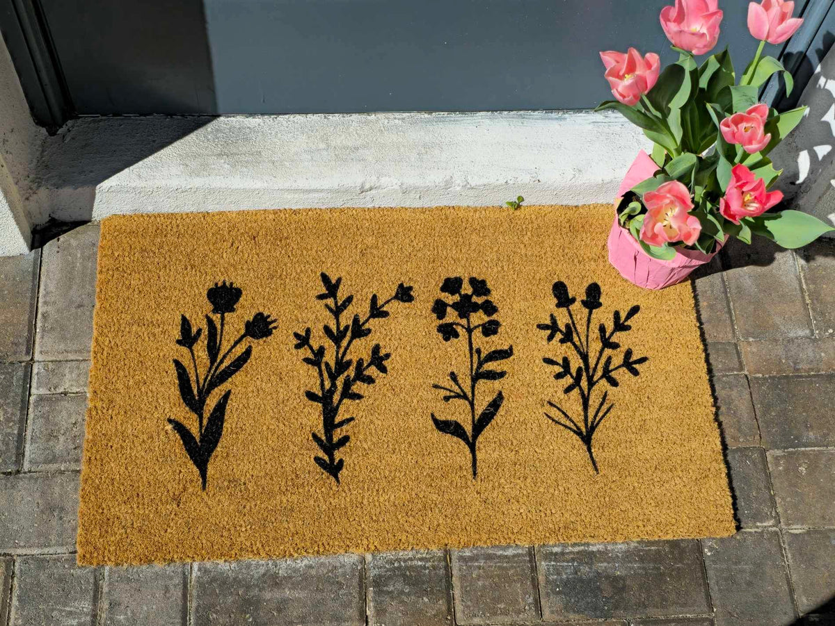 Floral Doormat